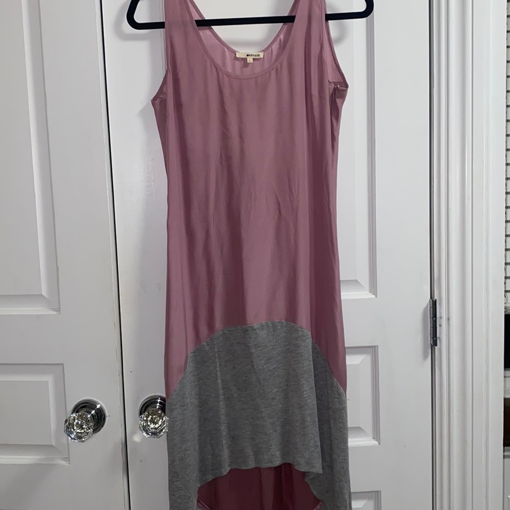 Lamade dress - high low dress - size small